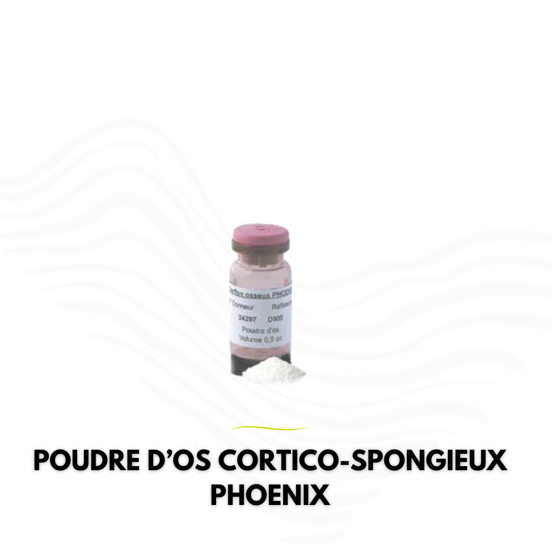 Poudre fine d'os cortico-spongieux PHOENIX