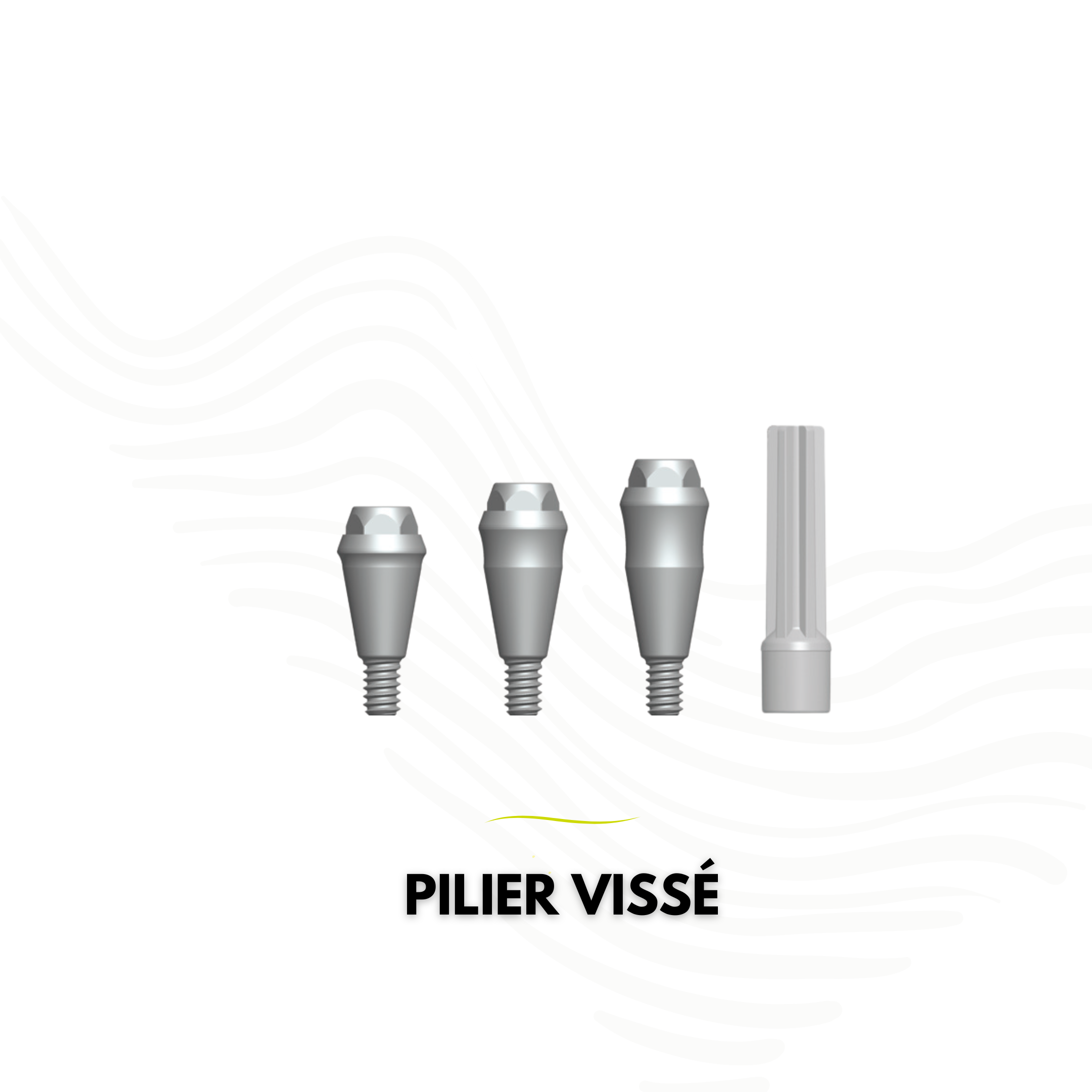 Pilier vissé