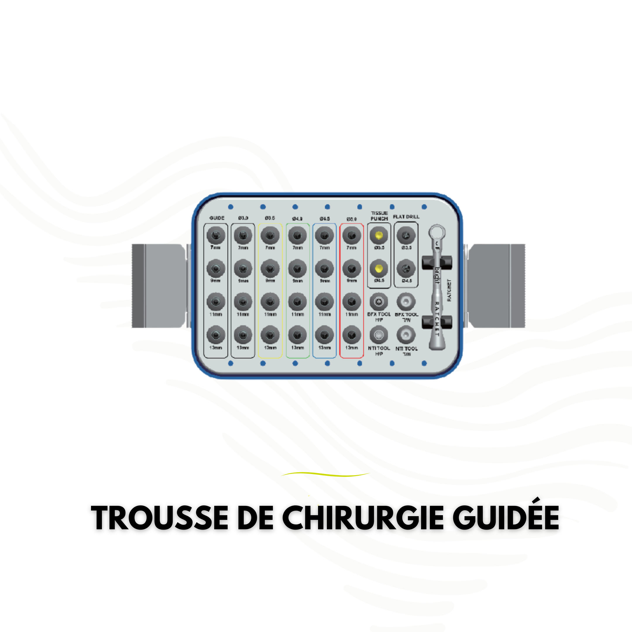 Trousse de chirurgie guidée